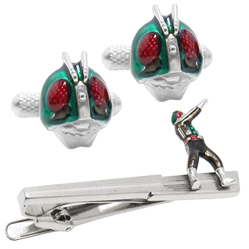 仮面ライダー × SWANK マスク ポーズ カフス ネクタイピン セット kr-2021-tb02set