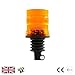 Price comparison product image Xenon Amber Flashing Beacon with Flexi DIN Pole mount 10-30V