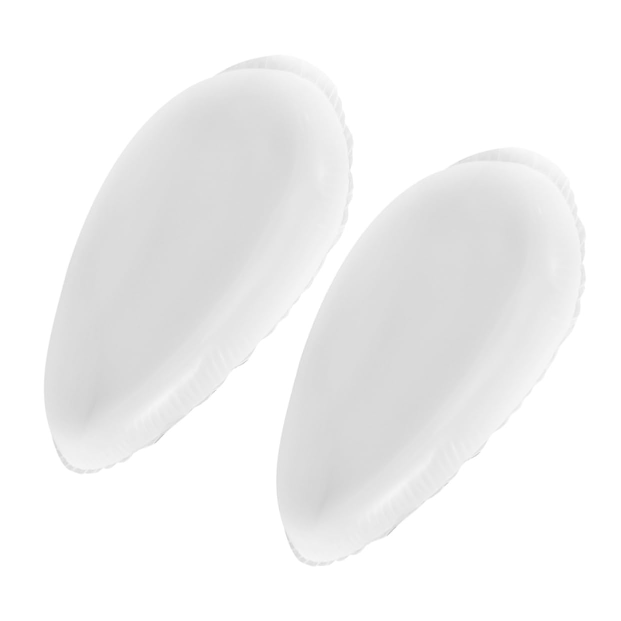 2pcs Clear Silicone Makeup Puff Washable Applicator for Liquid Foundation Cream and Blush Soft Lightweight for Travel Gentle Skin Even Finish