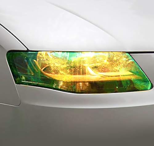 VViViD Air-Tint Golden Yellow Chameleon Headlight Taillight Vinyl Tint Wrap Roll (16 Inch x 60 Inch Roll)