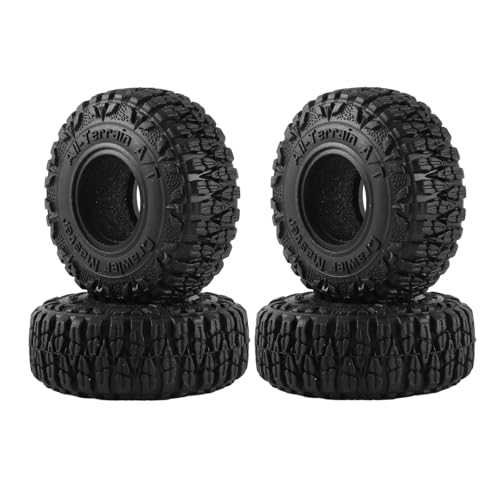 Pneu RC 60mm 1.0 Axial SCX24 idéal pour franchir les rochers en forêt