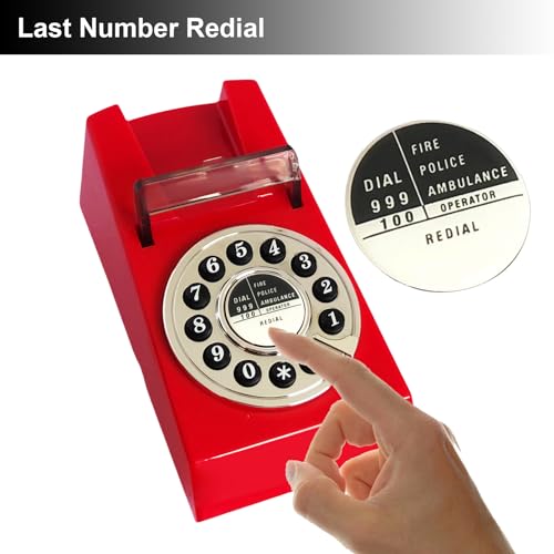 Telefones fixos para casa, telefone de parede com fio, telefone doméstico retrô para idosos, telefon