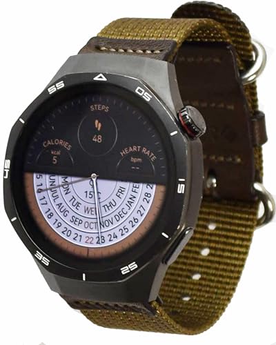 Rf atelier CODEL t@[EFC huawei WATCH GT X}[gEHb` 22mm oh Elō̒Snǋ { (r13cm`18cm, J[LI[u)
