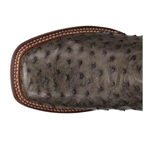 Dan Post Alamosa Ostrich Embroidered Square Toe Western Boot4