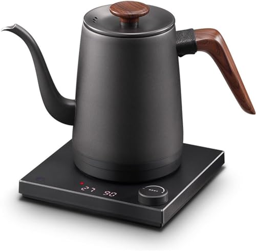 スポーツウォーターボトル 1L 電気ケトル 温度調節機能付き スマートケトル コーヒーケトル グースネックティーポット 220V 1350W 急速加熱ポット ウォーターケトルのサムネイル