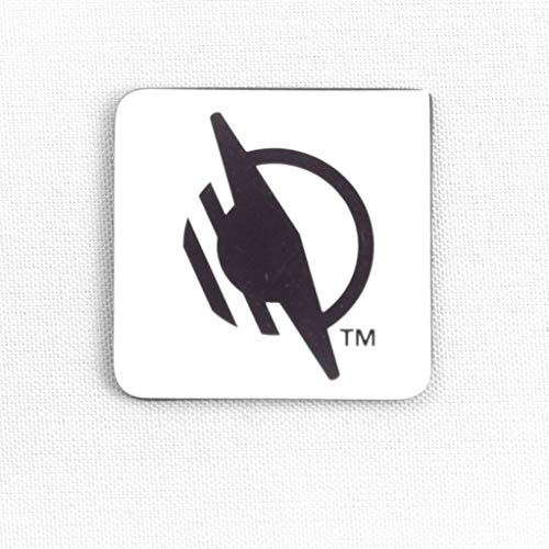 NFC Tag Magnets - 25 Pack, 1 inch Square Magnets with Washable Vinyl Coating, Works with WayAround Tag and Scan Mobile app