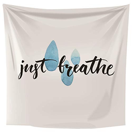 Tapiz de pared KnSam de poliéster con impresión 3D lavable en blanco y negro 6