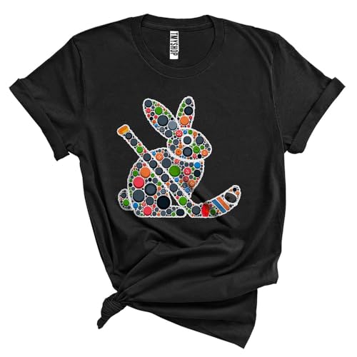 Easter Hockey Bunny Shape, Awesome Easter Day Bunny Hockey Player Team, Sport Playing Unisex T-Shirt Black