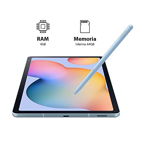 Samsung 2-Pack Galaxy Tab S6 Lite (2022) 10.4" 64Gb Wi-Fi - Angora Blue With Zipper Sleeve, Tablet Stand, Car/Wall Adapters & Cleaning Kit #TOP2