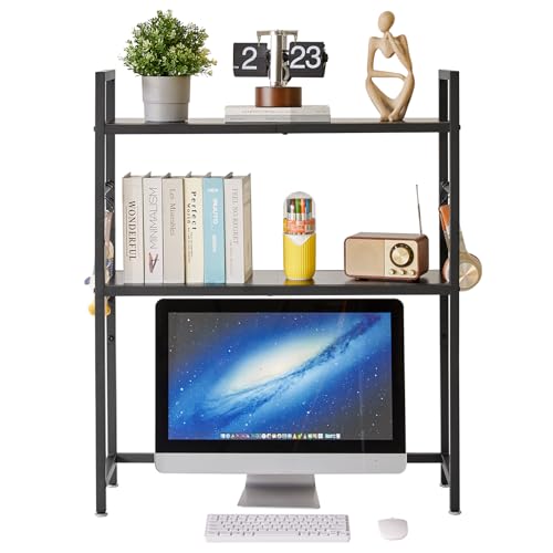 IBUYKE étagère Bureau Organisateur, réglable Etagere Etagere Bureau a Poser sur Maison, dortoir,...