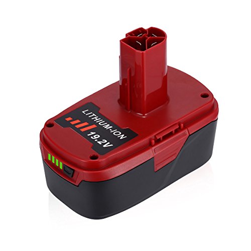 Powerextra 19.2V 4.0Ah C3 XCP Lithium Ion Replacement Battery for Craftsman 130211004 11375 11045 130279005 Craftsman Battery 19.2 Volt