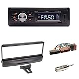  Autoradio Caliber RMD022 USB/Micro-SD +DIN Radioblende Radio Blende + ISO Adapter für Mazda 121 Ford Scorpio Fiesta (MK4) Focus I (C170) Mondeo I Puma Escort GAL/AFL Facelift II Transit E Facelift II