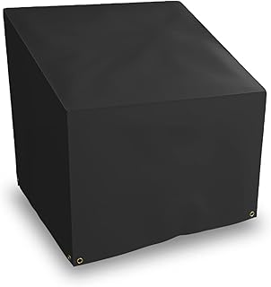 Bosmere All-Weather Garden Armchair Cover, 100% Waterproof, UV Protected, Heavy Duty 600D Oxford Fabric, L66 W68 H63cm, A600C