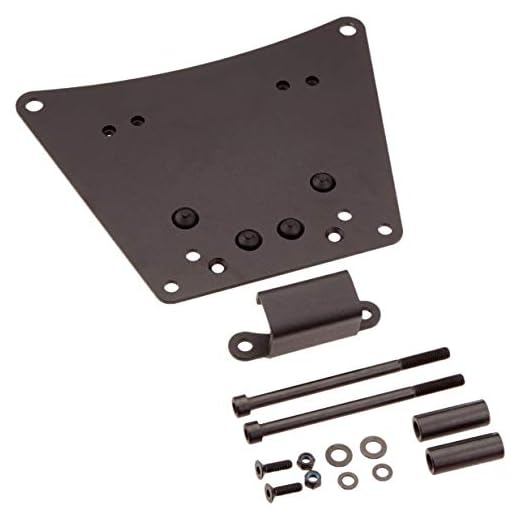 SHAD K0SP19KT Soporte de Baúl para Kymco Super Downtown/Dink Street 125/300/350, Negro