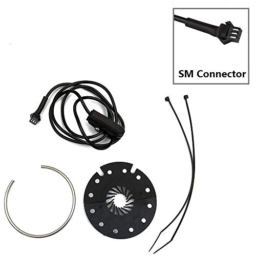 Brands RICETOO Electric Bicycle Accessories Pedal KT-D12L 12 Magnets E-Bike PAS System SM/Waterproof Plug Assistant Speed Sensor. (KT-D12L WP Plug)