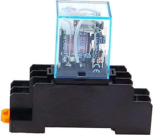 FASNA Relé Relé DC12V 24V 36V 48V 110V 220V 10A 8PIN Relé de energia da bobina DPDT LY2NJ HH62P HHC6