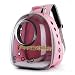 WuLi77 Transportín para mascotas para perros y gatos, transpirable cápsula transparente, mochila...