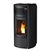 Produktbild Pelletofen MCZ Club Air Maestro/Maestro UP! (10kw) Keramik Schwarz hinten
