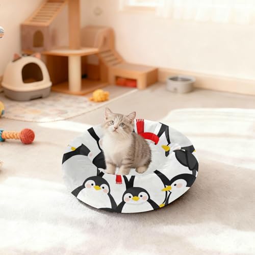 Lit d'hiver pour chien pingouin de taille M lavable - 4