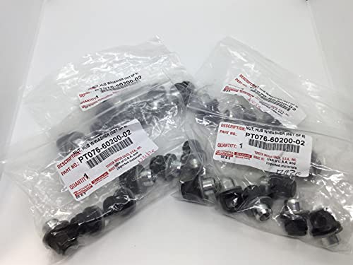 Genuine Toyota 4Runner FJ Cruiser Tacoma Black PVD Wheel Lug Nuts (24 Pack) PT076-60200-02 x 4