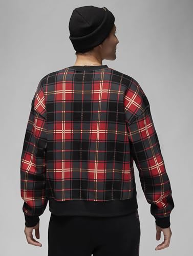 Jordan Girl's Brooklyn Plaid Fleece Crew (Big Kids)2