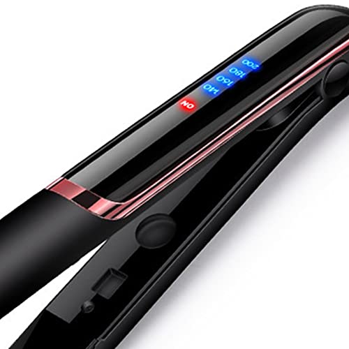 Plancha para el cabello y rizador 2 en 1 Semme, con placas de cerámica y tecnología PTC, calentamiento rápido en 10 segundos, herramienta de peinado profesional para mujeres, uso en casa o dormitorio, fabricada en aleación y plástico miniatura 5