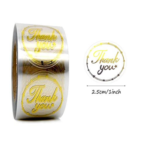 500 Pcs Thank You Stickers, Pvc Clear Thank You Sticker For Your Order Sealing Stickers Decoration For Small Business, Packaging Bags, 1Inch #TOP1