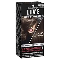 Schwarzkopf LIVE Salon Permanent Hair Colour 4-45 Rich Chocolate