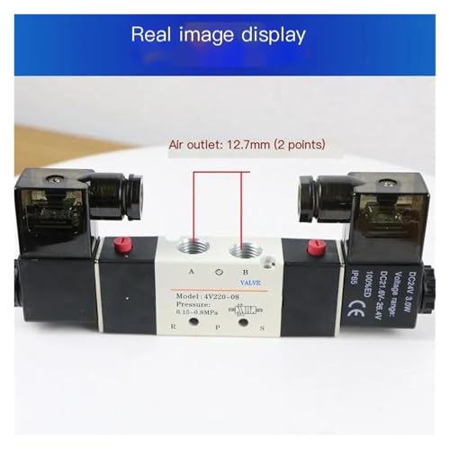 Électrovanne 5/2 4V220-08 DC24V de commande pneumatique bistable