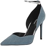 Importé Nine West Femme Finda Escarpins, Denim Blue 400, 39.5 EU