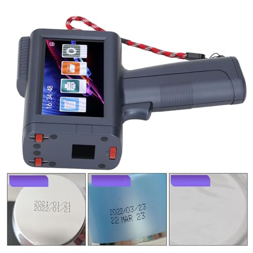 Impressora a Jato De Tinta 600 Dpi 12,7 Milímetros Portátil Inkjet Printer Gun Secagem Rápida Inkjet