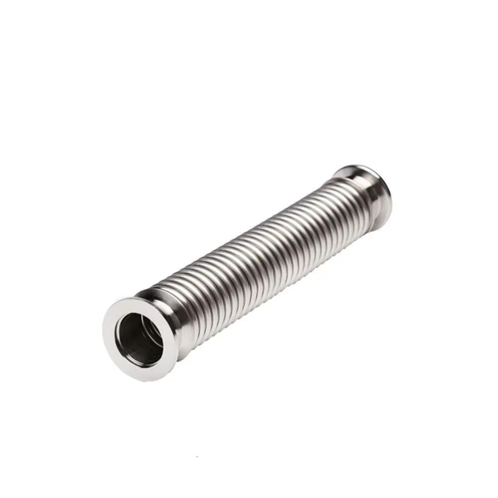 Manguera de fuelle de vacío de acero inoxidable 304 - Accesorio de tubo de expansión flexible for bridas KF16/25/40/50, longitudes de 100-3000 mm(KF16x200mm)