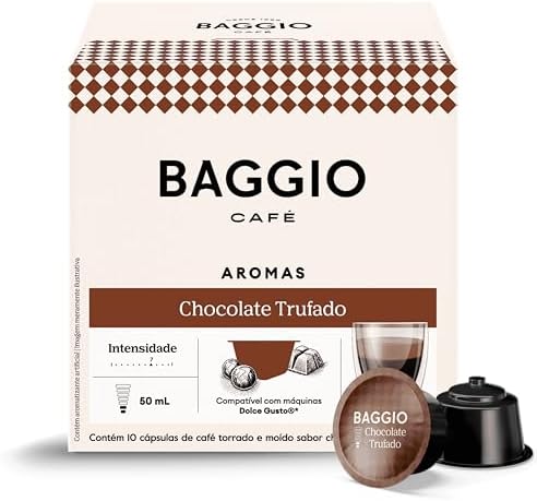 Baggio Café Cápsulas De Café Aroma Chocolate Trufado Compatível C...