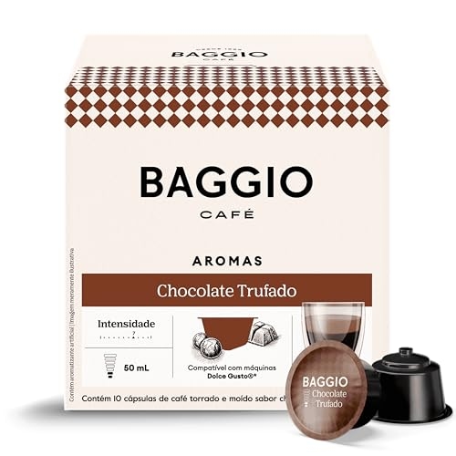Baggio Café Cápsulas De Café Aroma Chocolate Trufado Compatível Com Máquinas Dolce Gusto C...