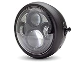 Acabado: Negro Mate Metal Estándar H4 Enchufe