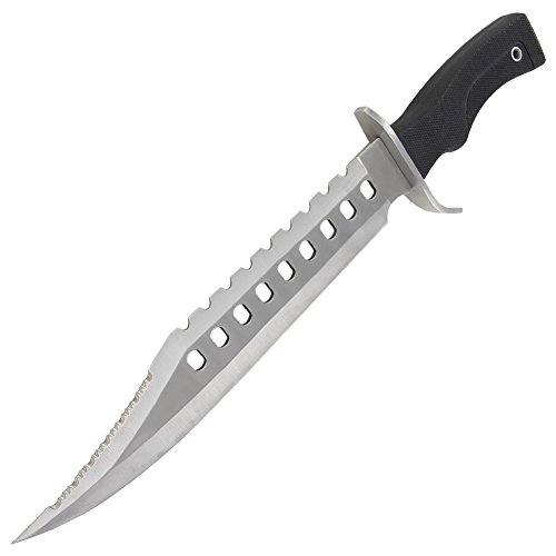Armory Replicas Sporting Sawback 17 Knife with Dual Grit Sharpening Stone