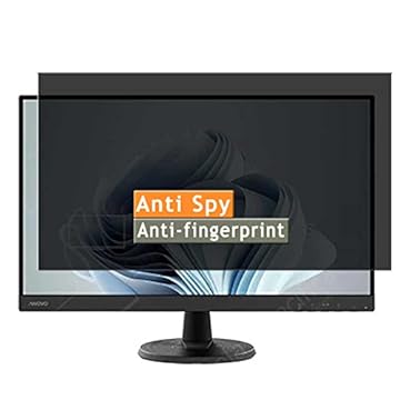 Vaxson TPU Pellicola Privacy, compatibile con Lenovo D27-45 27" Monitor, Screen Protector Film Filtro Privacy [Non Vetro Temperato]