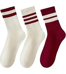 3 Pairs(white/White/Red)