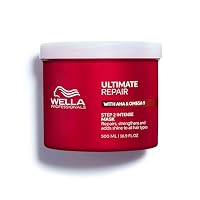 Wella Professionals Ultimate Repair Mask for Easy Detangling, Deeply Strengthening and Repair, 500ml