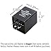 iJDMTOY 4-Pin EP29 EP29N Electronic LED Flasher Relay Fix for LED Turn Signal Bulbs Hyper Rapid Flash