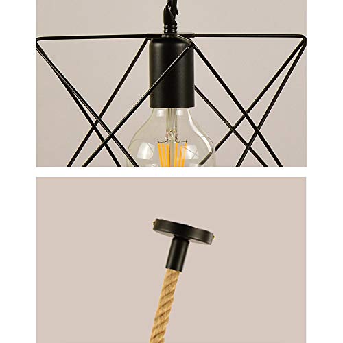 Suspension lumière créative en corde pour éclairage de table restaurant - 6
