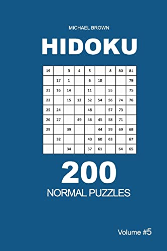 Hidoku - 200 Normal Puzzles 9x9 (Volume 5)