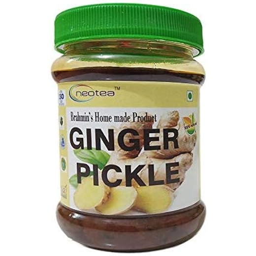 Kerala Ginger Pickles Tangy & Spicy 300 gm