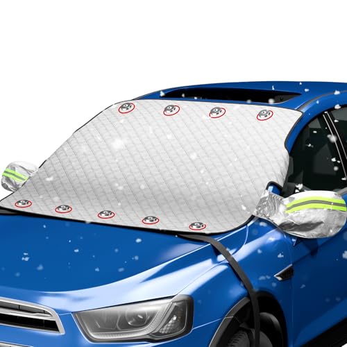 HAPPY FINDING Autoscheibenabdeckung Winter