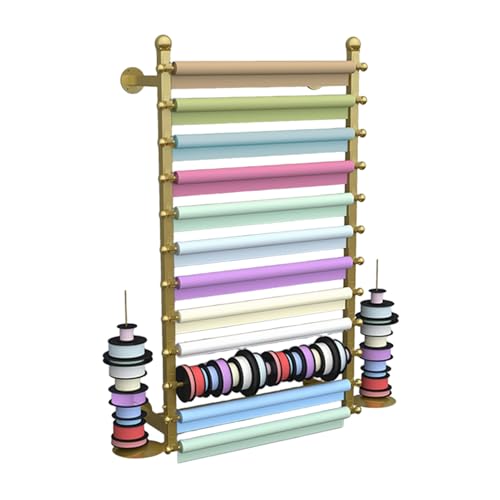 Estante de almacenamiento de tela para rollo...