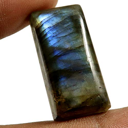 Labradorite cabochon de qualité supérieure, pierre naturelle taillée en octogone - 2