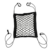 Organisateur de voiture, sac de rangement en filet élastique pour dossier de siège, poche porte-bagages, 30 x 23 cm