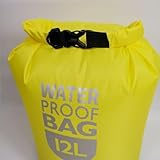 Gdfnmogo Saco seco impermeable para piragüismo y rafting, bolsa seca enrollable con clasificación de impermeabilidad de 3000 mm, poliéster 210T resistente al desgarro, ligero