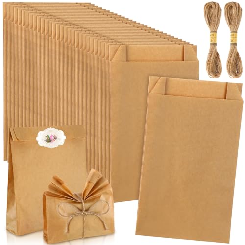 Fulmoon Kraft Paper Soap Bags with Jute Rope