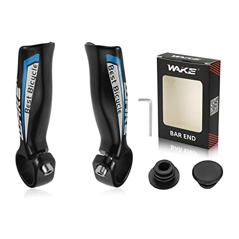 Bike Handlebar Extender Extension Mountain Bike Handlebar Ends Aluminium Alloy MTB Bicycle Vice Handlebar (Blue) Cover